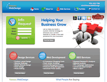Tablet Screenshot of nassauwebdesign.com